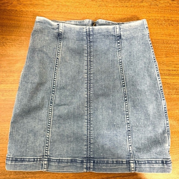 Free People Dresses & Skirts - Free People jean mini skirt
